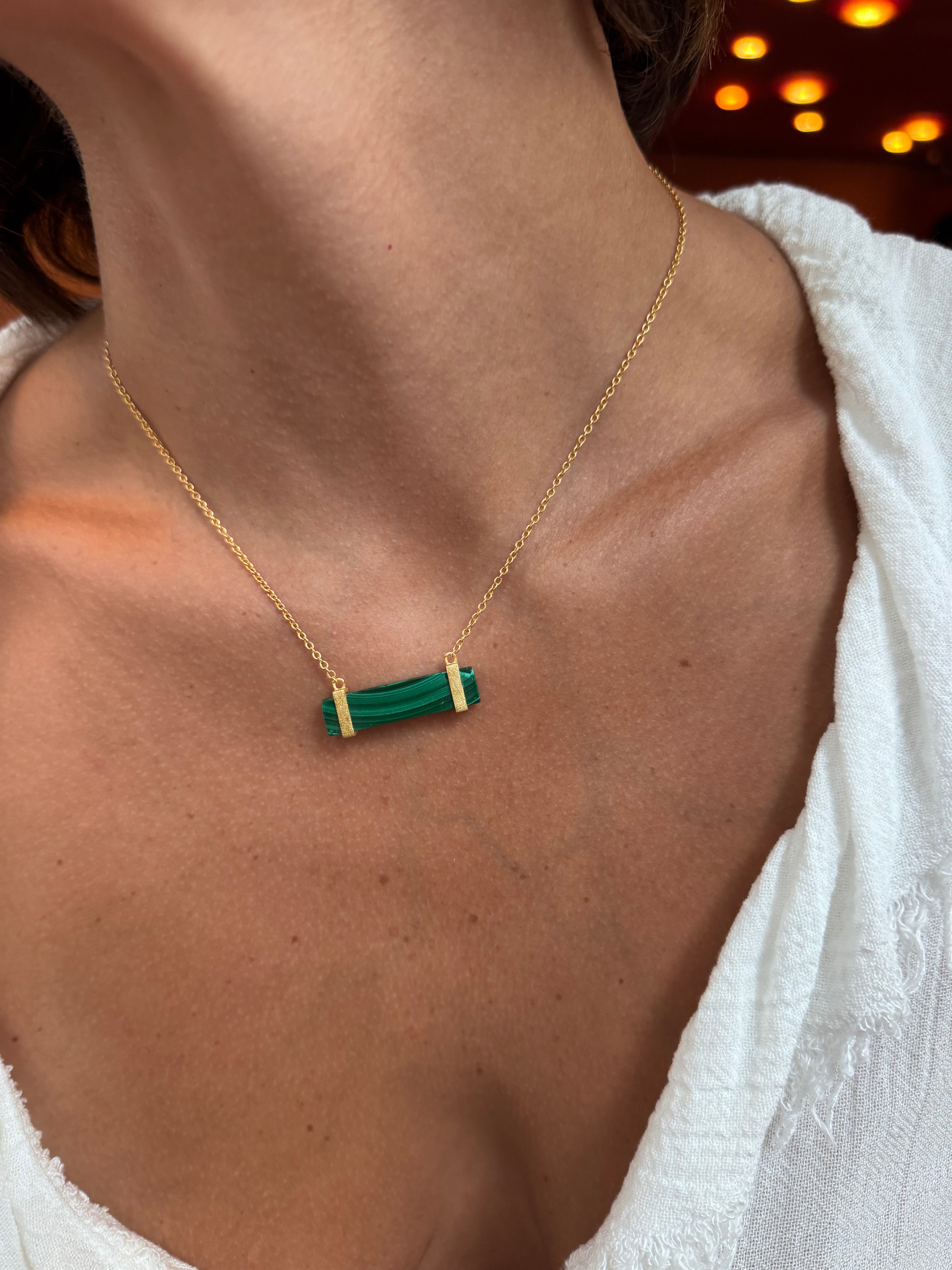 The Signature Malachite Necklace