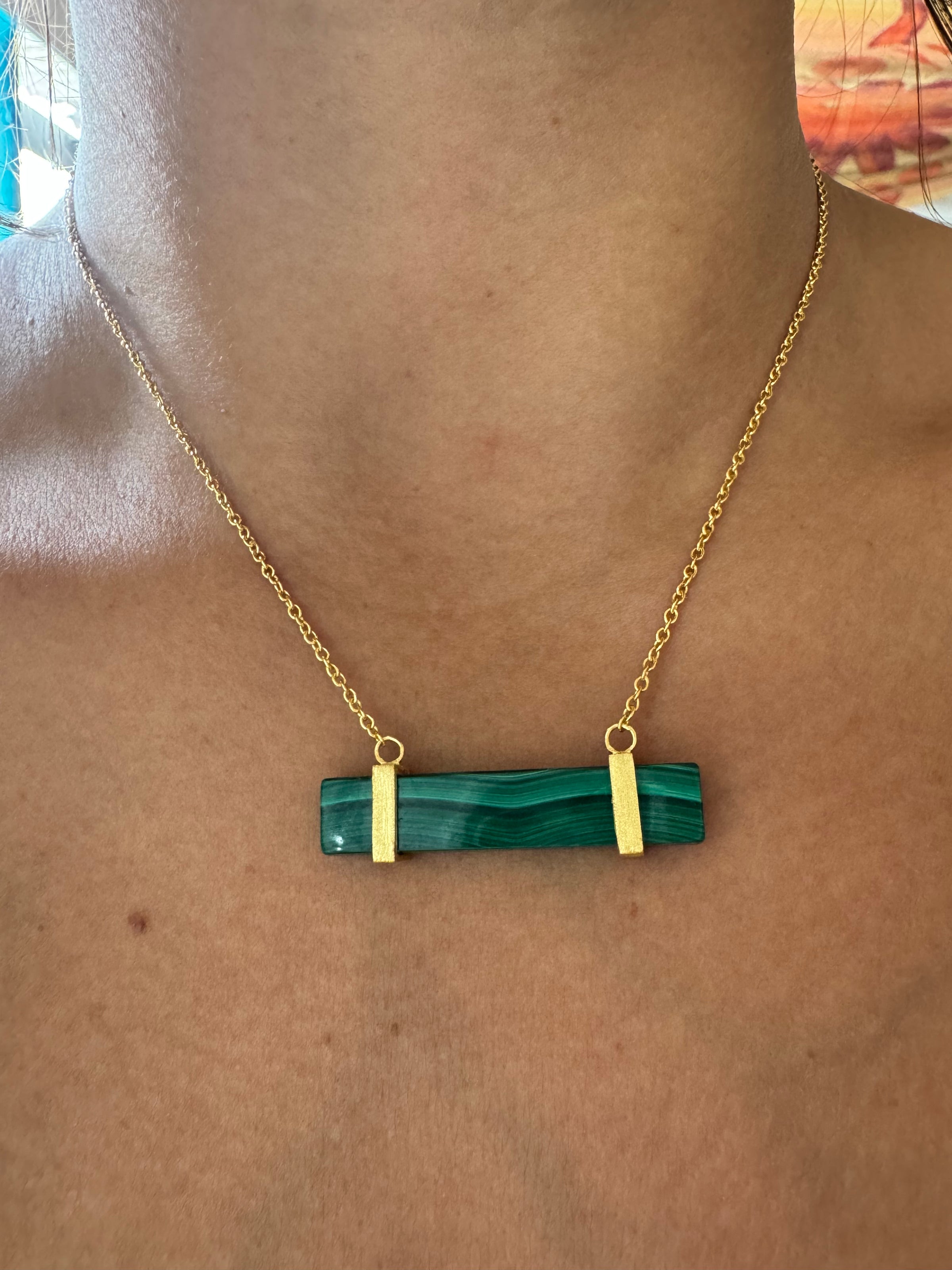 The Signature Malachite Necklace